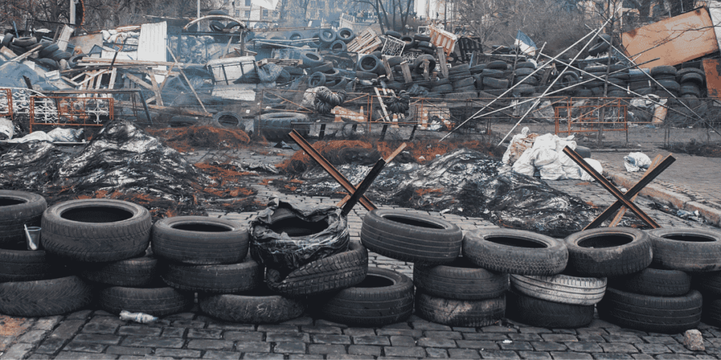 violence and looting